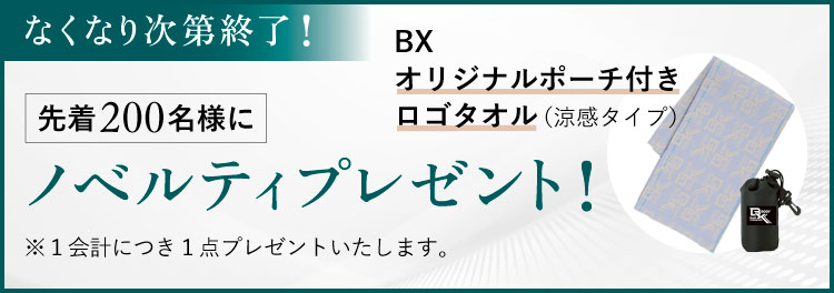 ノベルティプレゼント!
